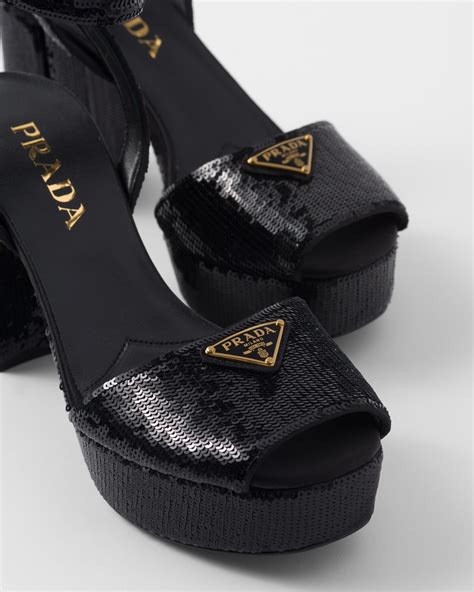 platform prada sandals|prada transparent sandals.